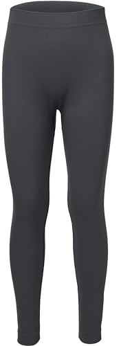 Laddheid Långa underbyxor, barn, pojkar, flickor, funktionella underkläder, termiska underkläder för vinter, sport, skidor utomhus, fotboll, jogging, LA40-259, grafit, 134-140