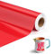 Selbstklebend Vinylfolie Plotter 30.5 cm X 501cm Plotterfolie Vinyl Rot glänzend Folie Wasserfeste Selbstklebend Permanente Klebefolie Autofolie Aufkleber Folie für Cricut Silhouette Cameo für DIY