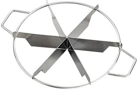 Separador de marcadores para tartas, marcador de porciones de pasteles, cortador divisor de pasteles de acero inoxidable, utensilios de cocina antiadherentes, herramienta de prensa de corte de pizza