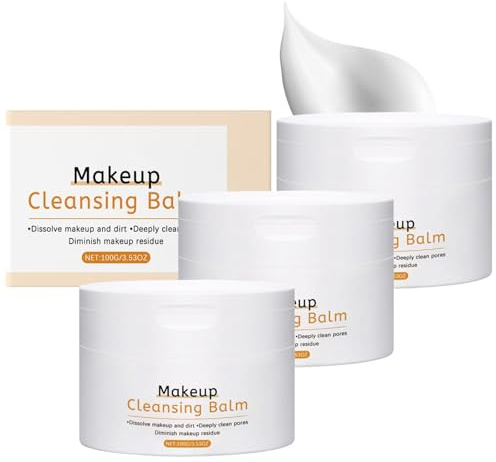 Makeup Remover Cleansing Balm, Entfernt Unreinheiten und überschüssigen Talg, Sanfte Formel Reinigt Ohne Die Poren Zu Verstopfen, Mit Natürlichem Aromaöl, Vegan (3)