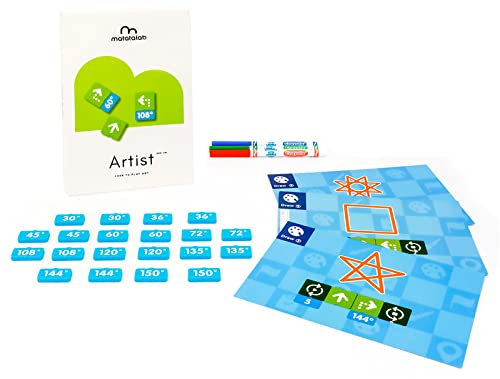 Matatalab Künstler-Erweiterung Kodierungsset, Kodierungsroboter, STEM-Lernspielzeug Ohne Bildschirm, um Kindern von 4-9 die Kodierung Beizubringen