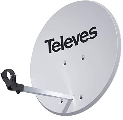 TELEVES 52020 Antena Parabólica Offset con Disco Aluminio, Blanco