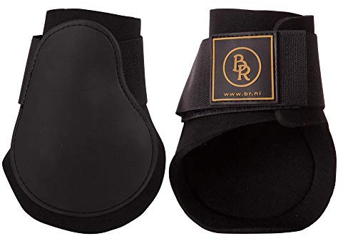 Bieman de Haas BR Streichkappen Event Klettverschluss Nicht elastisch (Pony, Schwarz)