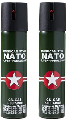 110ml Pepper Spray with Dye that Marks Pepper Spray (Light Blue)