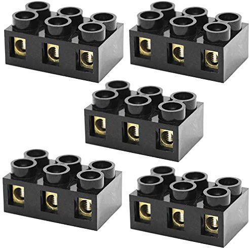 VOANZO 5PCS Electrical Connector Block Terminal Block Cable Connectors 500V 60A for Home Commercial Cable Connection