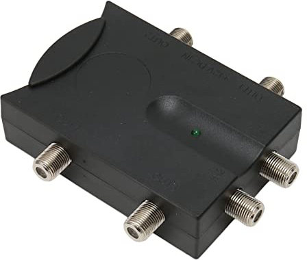 TV-antennförstärkare, 2-i-4 out, förlustfri, dubbelriktad, högelektroniska TV-videotillbehör, antenner, 7,5 DB-förstärkning med equalizer för kablar