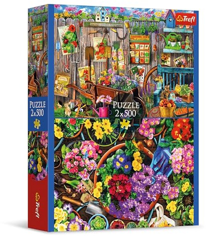 Trefl 2-in-1: 2 x 500 Pieces-Set of Two Puzzles, DIY, Creative Entertainment, for Adults and Children from 10 Years, Multicoloured, 37529