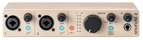 Arturia MiniFuse USB-C Audio Interface (Champagne, MiniFuse 2)
