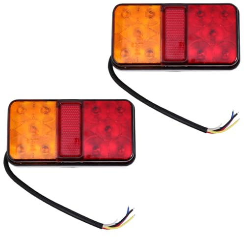 POPETPOP 2piezas Luz Trasera Led Para Remolque De Camión Marcador Lateral De Lámpara De Luz De Señalización