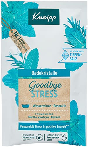 Kneipp Goodbye Stress Water Cristaux de bain menthe et romarin 60 g