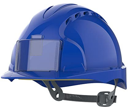 JSP Casque Evo 2 Badge ventilé - cliquet Coulissant - Bleu (APB030-000-500)