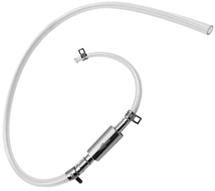 Genérico Kit de purgador de Frenos - Tubo de Purga con válvula antirretorno y Tubo de Escape | Herramienta Profesional para Sistemas hidráulicos de automóviles, Camiones y Motocicletas.