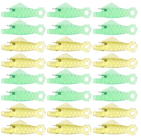 KONTONTY 60 Pezzi Set 60 Pezzi Infila Ago Plastica a Bocca di Pesce, Strumento per Infilare Filo da Cucito e Ricamo, Utensile Fai da Te per Lavori Artigianali e Progetti di Cucito Domestico