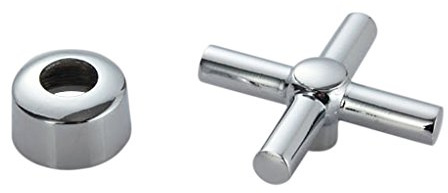 MagiDeal Armaturen Griffe/Adapter, Ventiladapter Ventilgriffe für, Kreuz-Doppelventilgriff