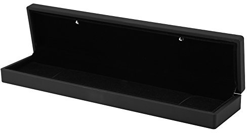 Schmuck Geschenkbox mit LED Licht, Schmuckkästen Display Aufbewahrungskoffer für Ohrring/Ring/Anhänger/Armband/Halskette Schmuck Vitrine Geschenk Aufbewahrungsbox(#4)