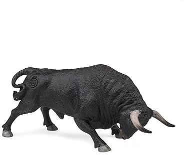 Deqube - Toro Bravo Zaino Embistiendo - Figura Coleccionable - Tamaño 17x8x4,2 cm - (Modelo 90110101)