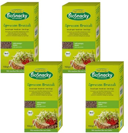 Rapunzel - Sprossen-Broccoli bioSnacky - 150 g - 4er Pack