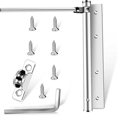Chiudiporta Automatico, Acciaio Inossidabile Chiudiporta, Regolabile Molla Chiudiporta, Chiudi Porta, Molla Porta Adatto per uso Interno o Esterno Porta in Legno Porta in Metallo Porta in Alluminio