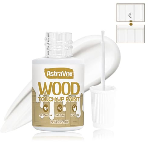 Touch Up Paint Pen for Wood Refinishing- White