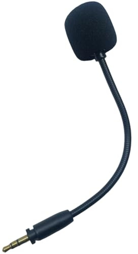 YUGSHNKFC Microfono Ricambio con da 3 5 Mm per Cuffie con Manicotto in Spugna E Microfono per Cuffie qualità Superiore