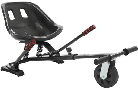 Siège d'hoverboard avec siège réglable - Compatible avec les scooters électriques de 6,5 à 10 - Pour adultes et enfants - Montage et installation faciles