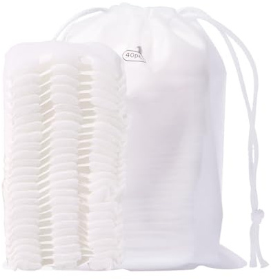 Zanthicia Dischetti di cotone quadrati affidabili per la routine quotidiana di rimozione del trucco Dischetti struccanti traspiranti e delicati sulla pelle per il viso