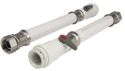 JG Speedfit WFLX37-H Union Nut with Service Valve and Handle, White, 15 x 1/2-Inch 300 mm, Set of 2 Pieces