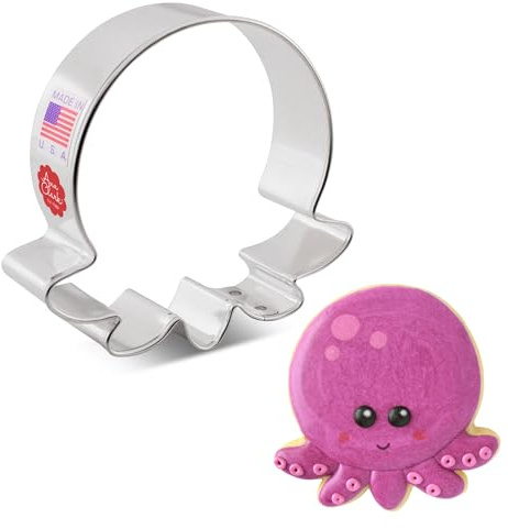 Ann Clark Cookie Cutters Cute Octopus Cookie Cutter, 7.62 cm