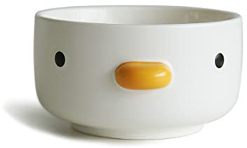 TULANDOT Neuartige lustige Salatschüsseln, Safety Ceramics süßes Küken 500ml Suppenschüsseln, 4,6 '' Futternapf, Familie, Freunde, Paare
