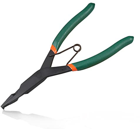 LEONTOOL 9 Inches Angle Tip Lock Ring Pliers Special Circlip Pliers with Black Finish for Removing Installing Gearshift Locking Rings