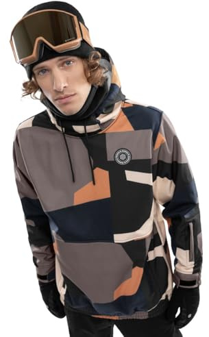 SIROKO - Snowboardjacka Siroko W1 Sandboard - XL - Svart/Brun