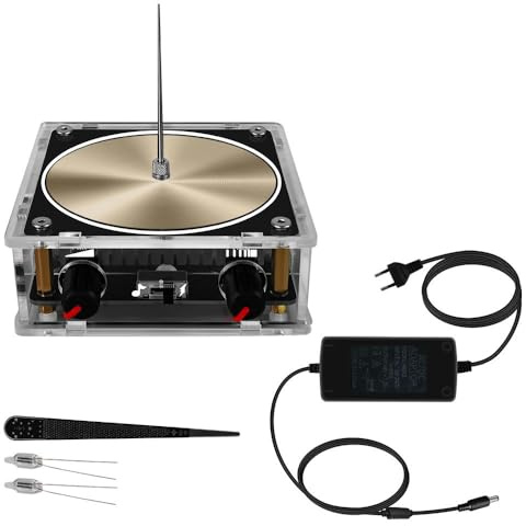 Bobine Tesla, lecteur de musique plasma AUX BT sans fil, arc artificiel, longueur réglable, fréquence réglable, générateur d'arc, jouets d'expérimentation scientifique