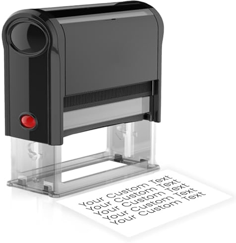 Timbro Personalizzato,Timbri Personalizzati,Timbro Personalizzabile,Sello Personalizados CuñO Personalizado Sello Personalizado Logo Sellos Caucho-5 Dimensioni, 9 Colori Di Inchiostro,Rettangolare
