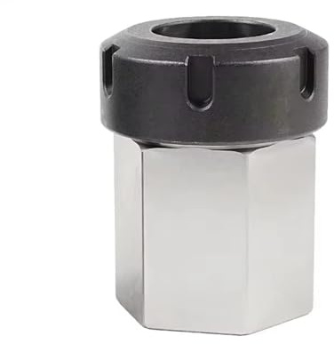 ER25 ER32 ER40 Milling Cutter Chuck Sleeve Conversion Sleeve Replaceable Extension Rod Connection Thread(Hexagon,ER40)