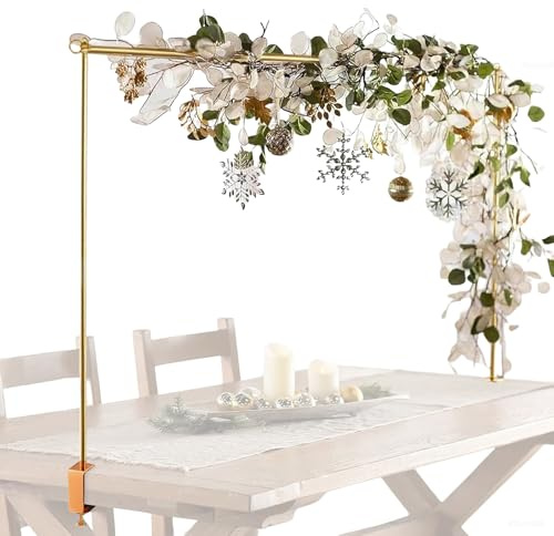 Soporte para barra de mesa, de mesa ajustable con abrazaderas, decoración del hogar para plantas, , proveedor, picnic, flores, guirnalda, Navidad, boda, bufé, manualidades, catering