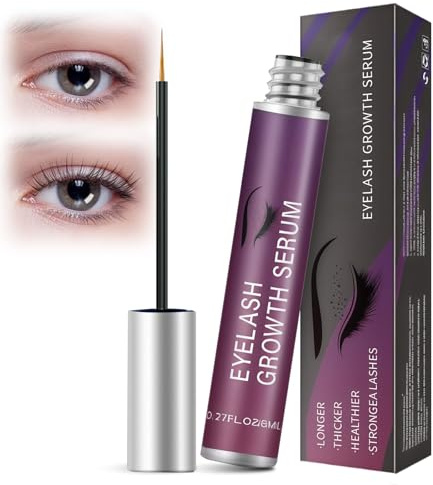8ml liquide pour Cils, Sérum Cils Renforçant, Rehaussementcils, Des plus épais Fournis Longs, Aide à améliorer l’aspect général, Texture Légère et Rapide Absorption