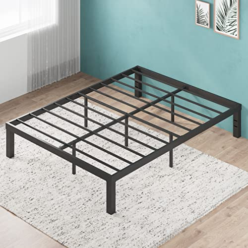 ZINUS Quick Lock 14 Inch Metal Platform Bed Frame/Mattress Foundation/No Box Spring Needed, Full, Black