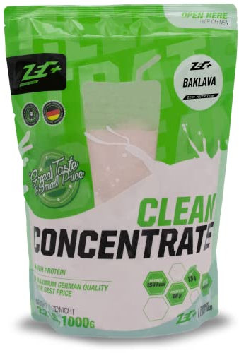 Zec+ Nutrition Clean Concentrate – 1000 g, Geschmack Baklava │ Molkenprotein Whey Pulver