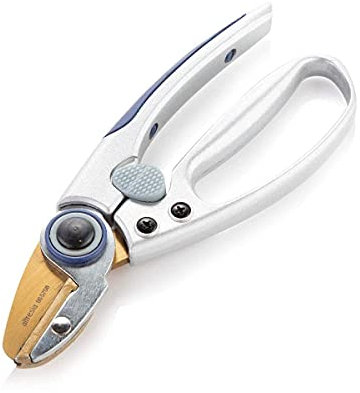 Alfresia Anvil Pruner Secateurs – Heavy Duty, Hardened Carbon Steel with 7-Inch Titanium Coating Blades, Easy Grip Handle and Safety Lock, Rust Resistant, Durable Cutters for Gardens, Trees, Hedges