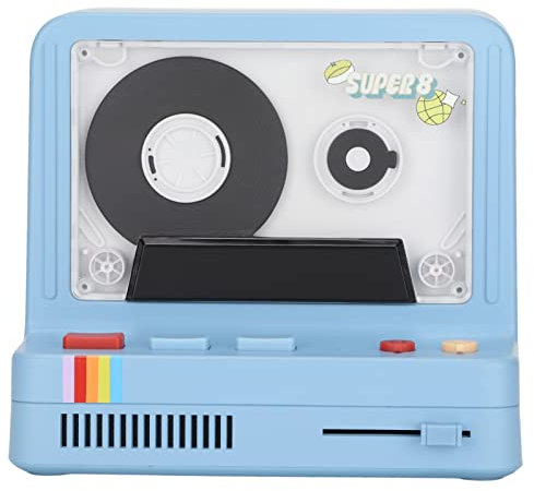 Lettore di Cassette Portatile, Nastro Stereo retrò Altoparlante retrò, Lettore di Cassette per Musicassette, Supporta AUX e Scheda di Memoria (#4)