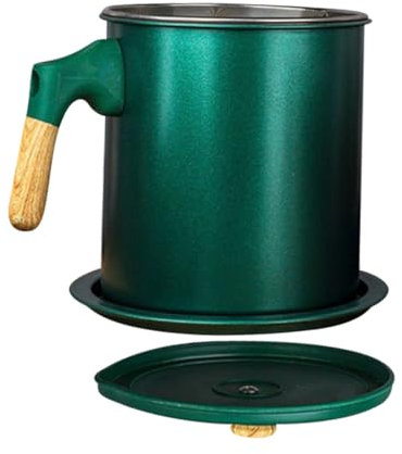 PHENOFICE Pot De De Inoxidable Filtro De Capacidad Para Filtración y Almacenamiento De Cocina Diseño y Antideslizante