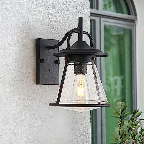 Vägglampor för utomhusveranda, utomhusbelysning med regnglas, utomhusvägglampa för hem, garage och ytterdörr.