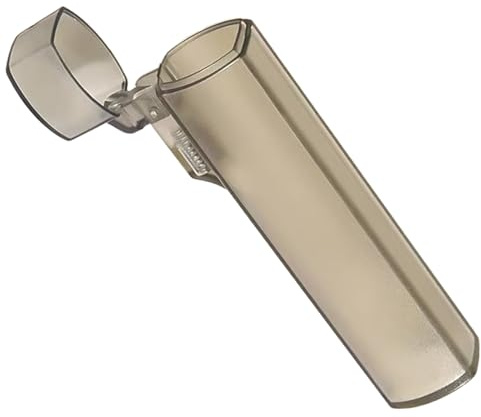 Mini organisateur de -dents - Tube léger - Porte-monnaie - Distributeur de -dents rechargeable avec couvercle pour nourriture en plein air, table de cuisine, rangement de poche pour les