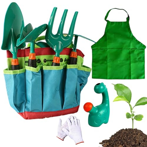 Herramientas de jardinería para niños – de Excavadora de , Juego de Pala de plantación, Equipo de Juego al Aire Libre, Divertido Kit de Actividades de Aprendizaje, Juego Aire
