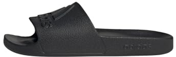 adidas Unisex Adilette Aqua Slides, Core Black/Core Black, 7 UK