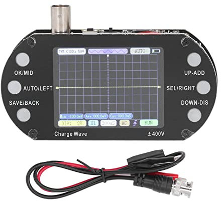 Oszilloskop, Digitales Mini-2,5-MHz-Sampling-2,4-Zoll-TFT-Display-Oszilloskop, 320 X 240 Handheld-Auflösung, Signalwellenform-Transistor