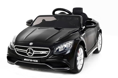 Mercedes AMG S63 eléctrico Infantil 12V para niños - Negro