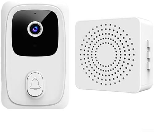 Sonnette vidéo WiFi, interphone intelligent sans fil pour application Tuya, faible puissance, vision nocturne longue portée, caméra de sécurité à domicile bidirectionnelle