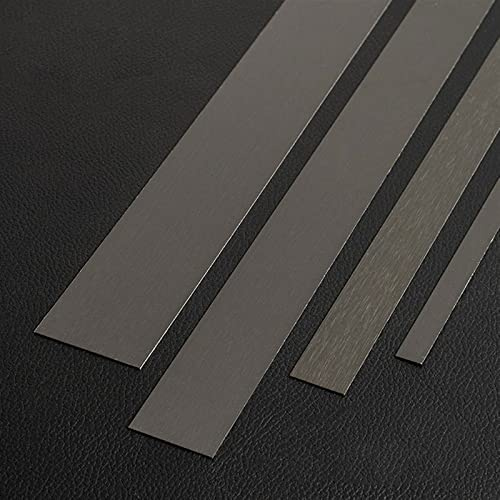 Självhäftande ultratunn svart spegel metalltrim för krongjutning, tak, golvlist – vattentät väggtäckning, enkel installation, heminredning accent