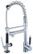 Beelee Professional Chrome Spring Kitchen Sink Mixer Tap 360 Degree Rotation Single Holder Single Hole Pull Out Spray + Swivel Mixer Spout